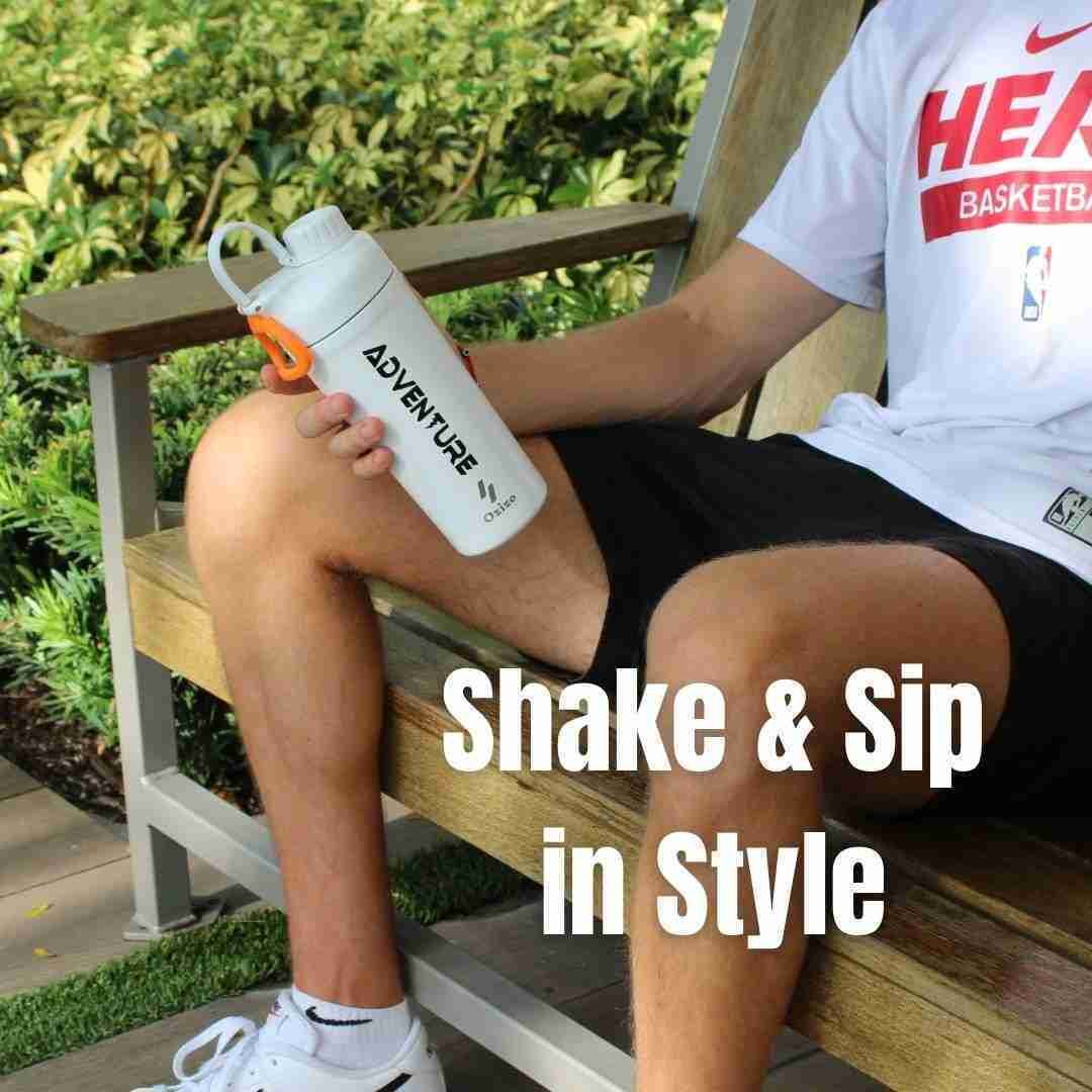 20/28 oz Insulated Adventurous Shaker Bottle image 11