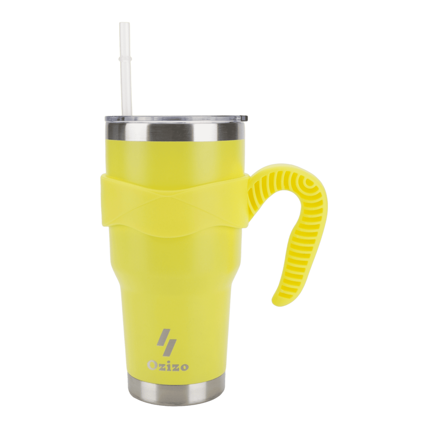 30 oz Insulated Mug With Straw - Yellow image