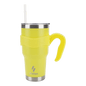 30 oz Insulated Mug With Straw - Yellow image
