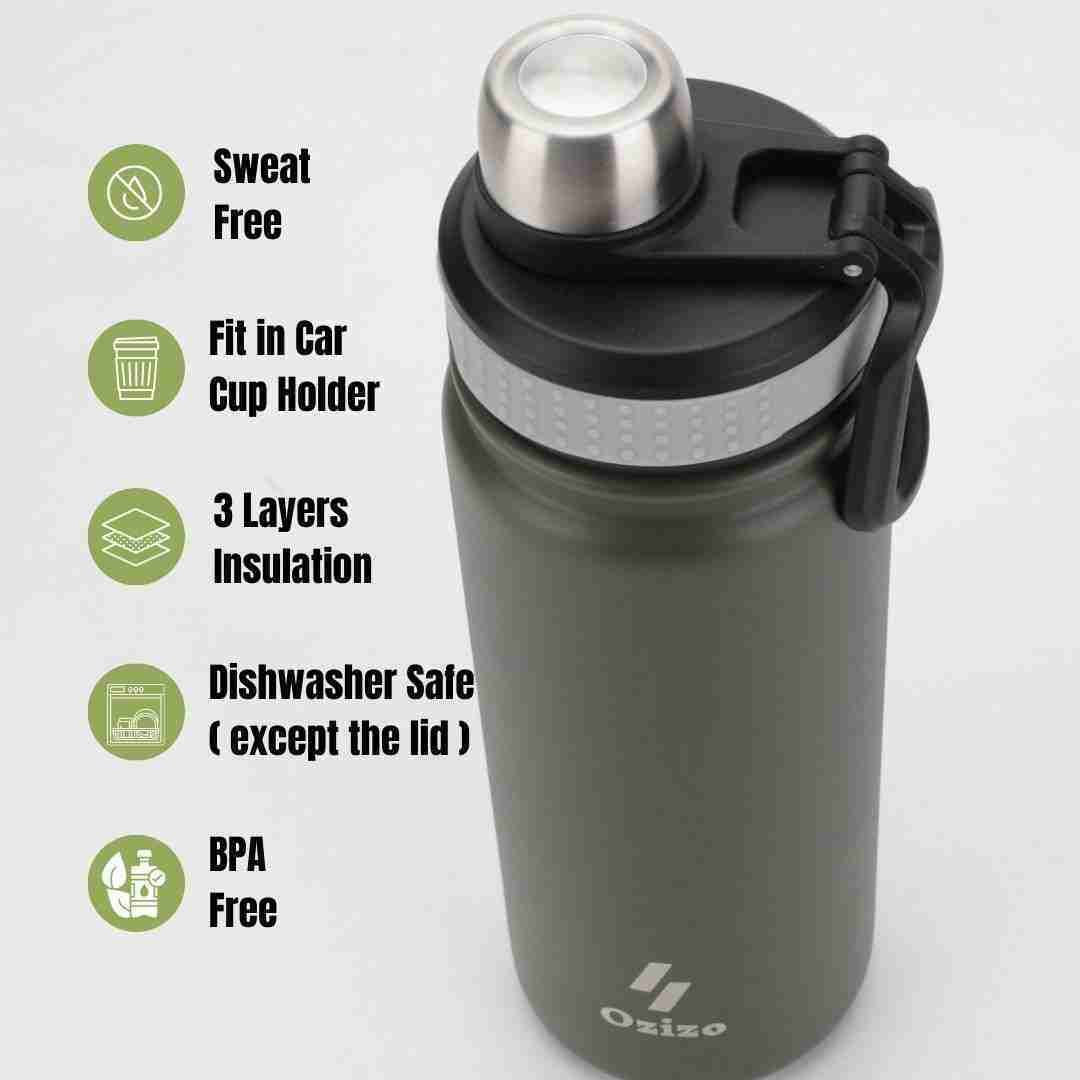 22oz Sportive Protein Shaker Bottle image 1
