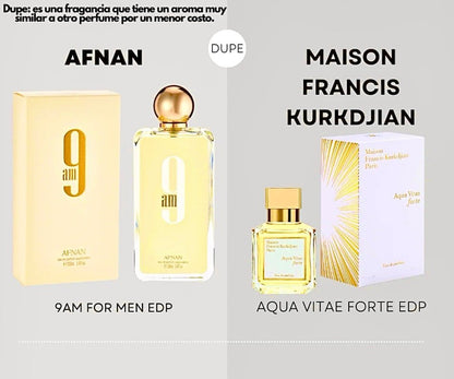 AFNAN 9 AM GOLD WHITE #7*50t image 3