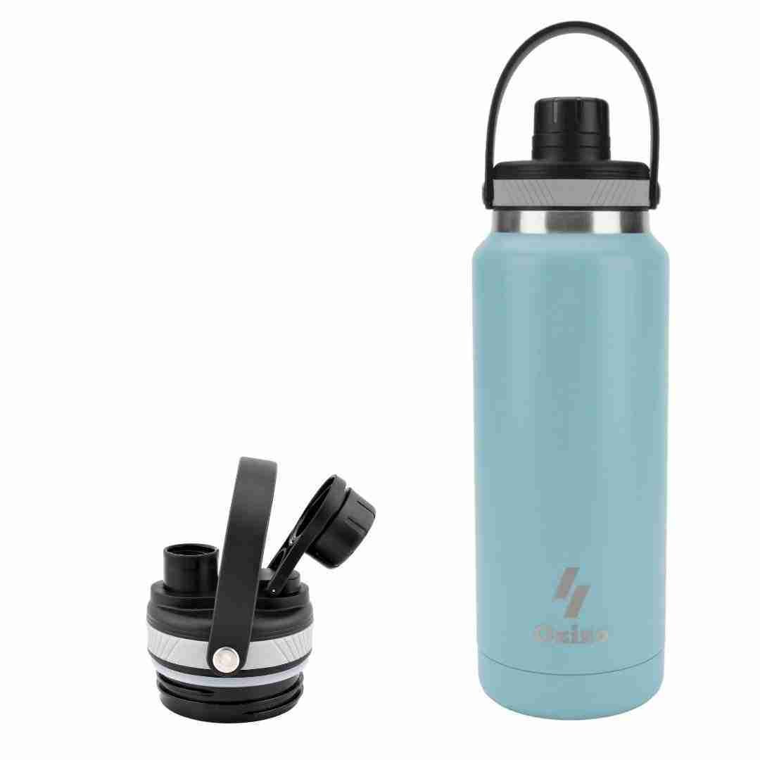 34 oz Insulated Sport Bottle - Cyan image