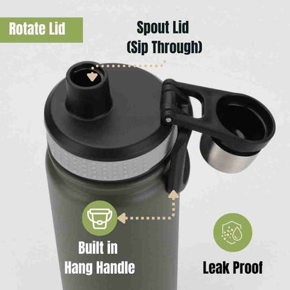 22oz Sportive Protein Shaker Bottle image 2
