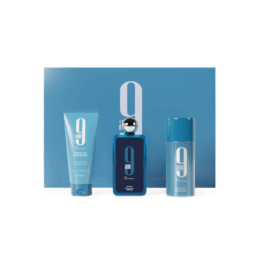 Afnan Men's 9 Am Dive Gift Set Fragrances 