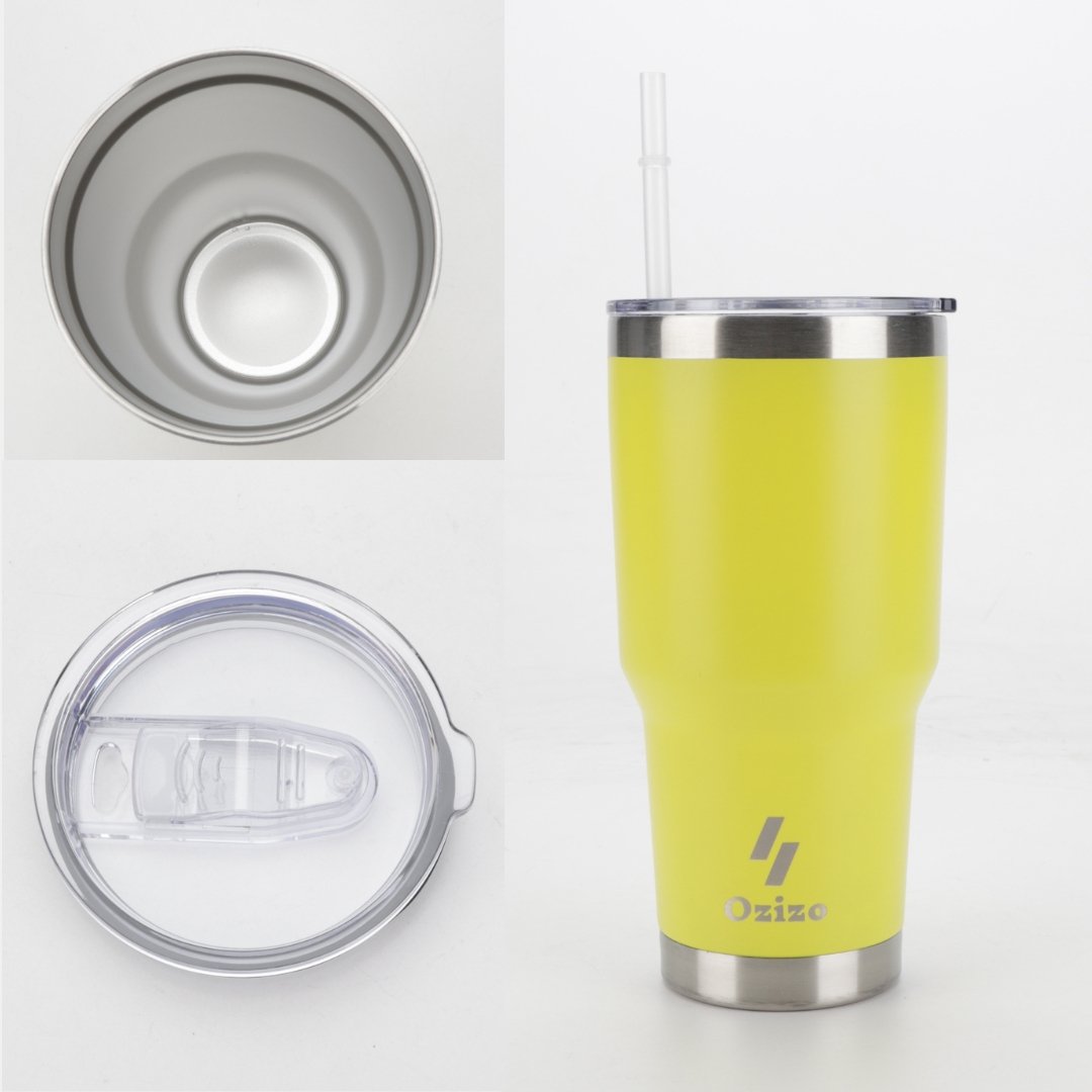 30 oz Insulated Mug With Straw image 6