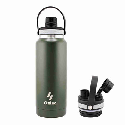 34 oz Insulated Sport Bottle - Green image