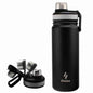 22oz Sportive Protein Shaker Bottle - Black image