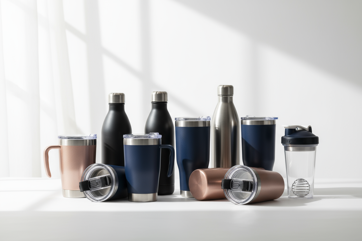 insulated bottles, tumblers, cups, shakers collectin