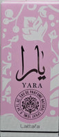 Lattafa travel size oil yara pink