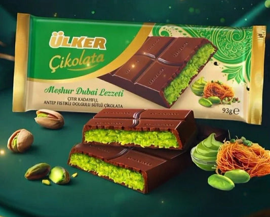 Ulker Dubai Chocolate with Antep Pistachio & Crispy Kataifi